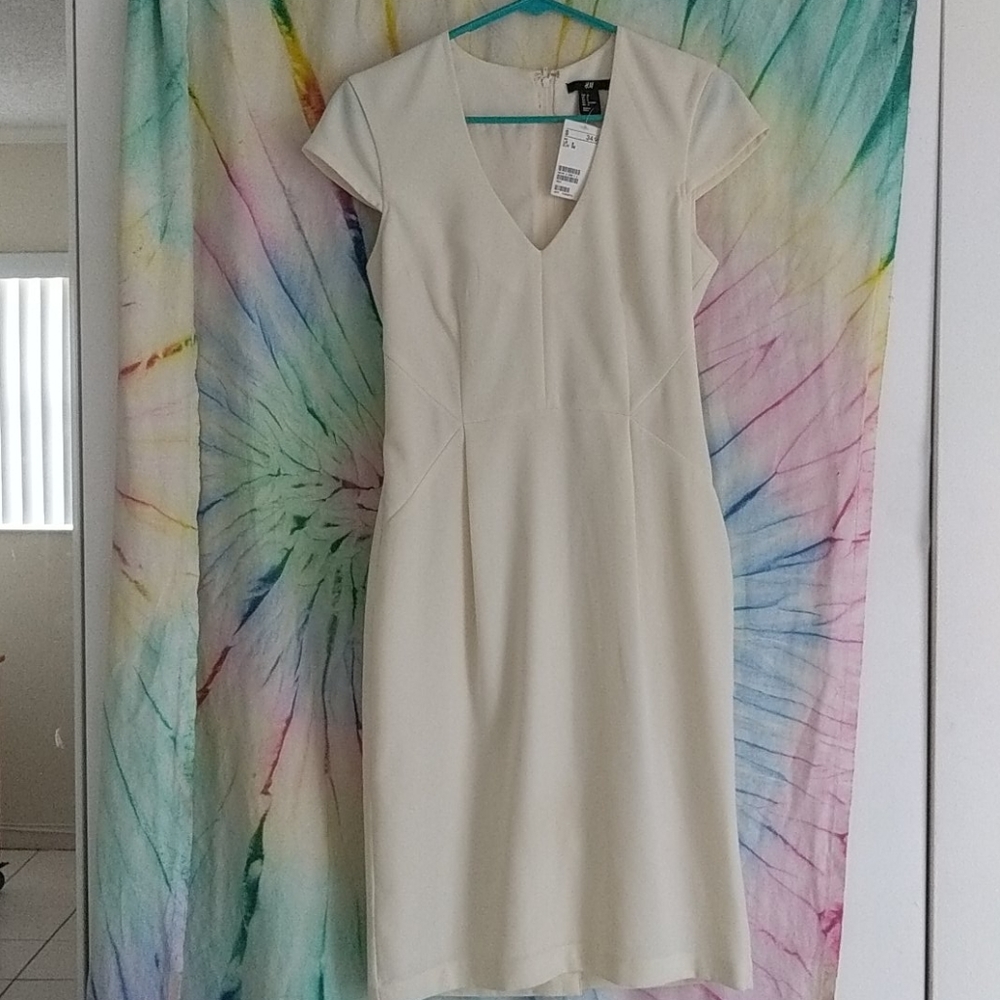 HM white dress